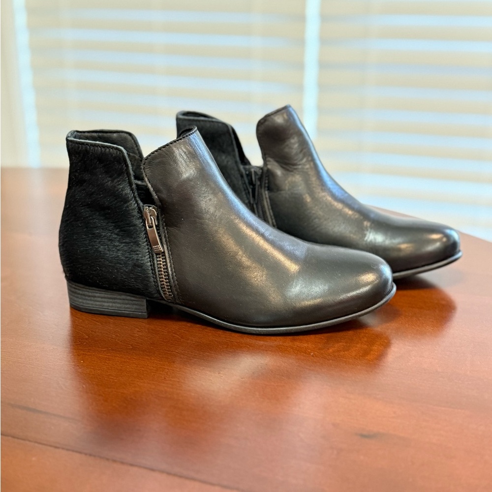 NWOT - Eric Michael Isabella Booties - Color: Black Leather - Size: 6.5/EU 37